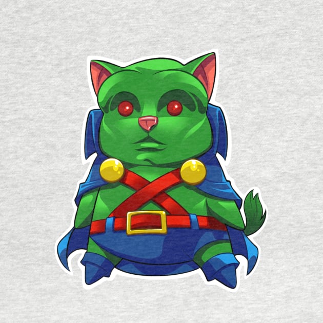 Martian Manhunter PopCat! by theninjabot